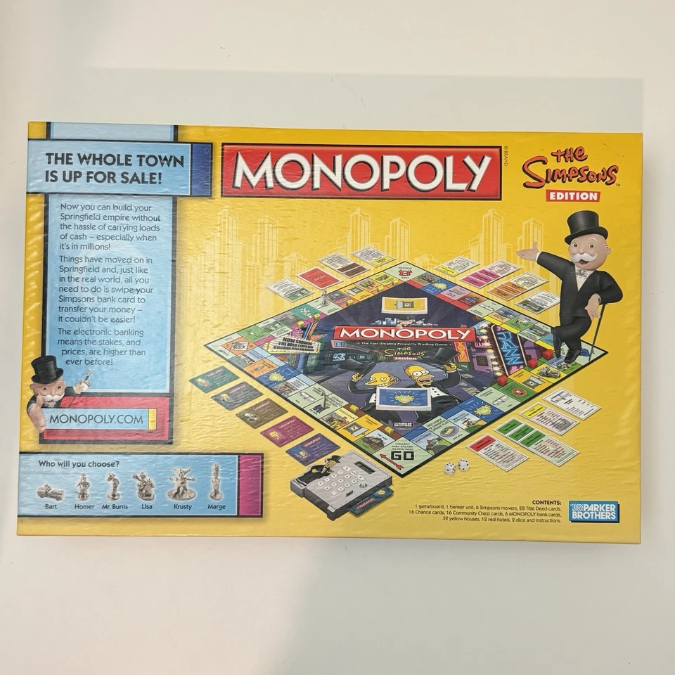 Monopoly: The Simpsons Cards Not Cash Edition Complete Set - Image 2 of 4