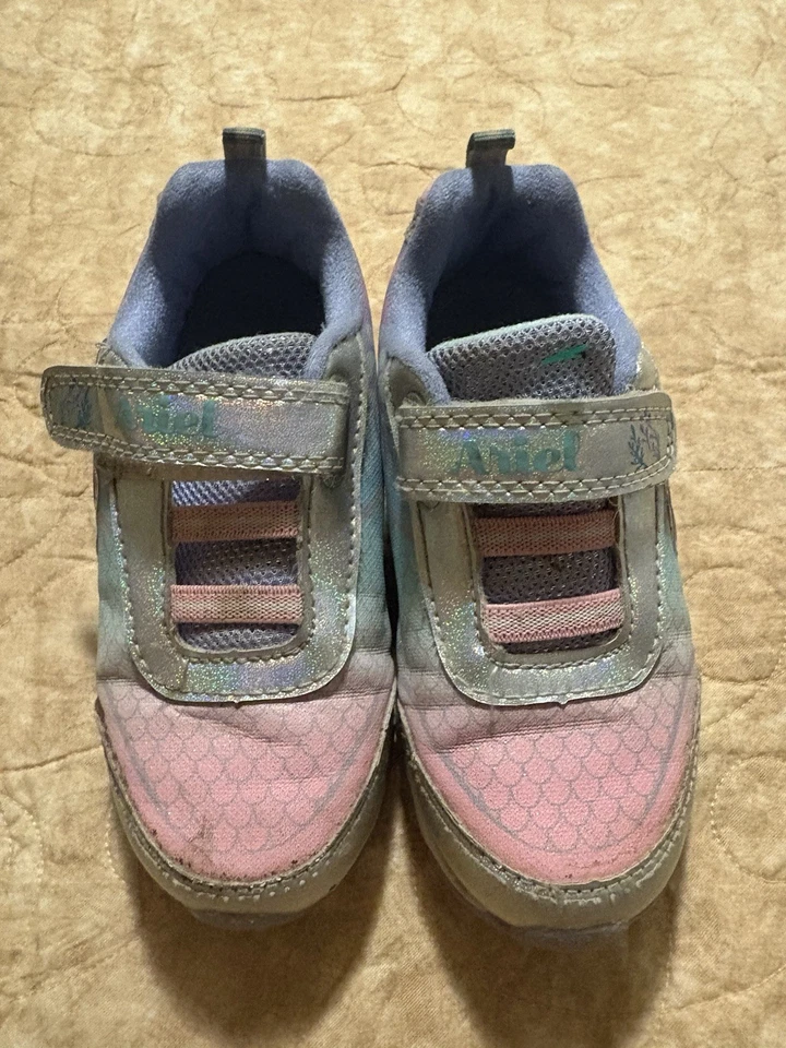 Sirenita Ariel Niñas Zapatos Talla 10 Zapatos Foto 3 de 4