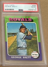 1975 Topps #228 George Brett Rookie PSA 4
