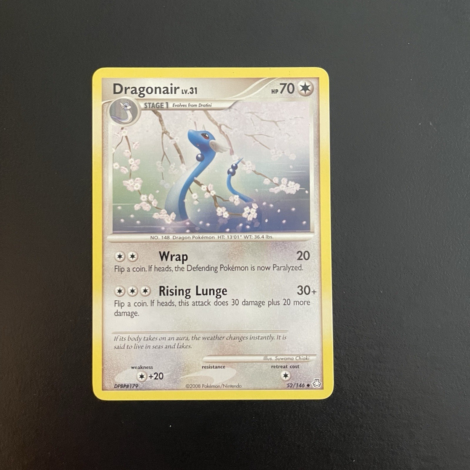 Dragonair 52/146 Legends Awakened LP Pokemon card
