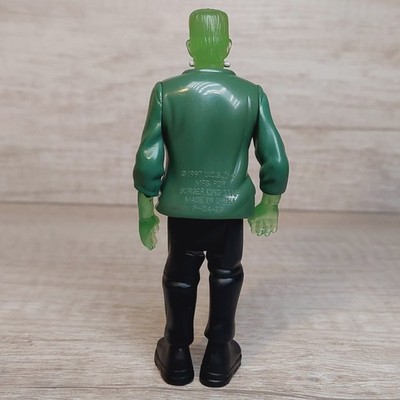 MONSTERMIND TOYS レゲエの使用 緑 鬼 ソフビ フィギュア 1997 Burger King Universal Studios Monsters Frankenstein Toy