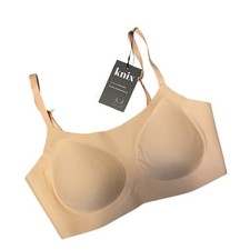Knix Revolution Scoop Bra Nude Beige Seamless Wire-Free Size S / P New
