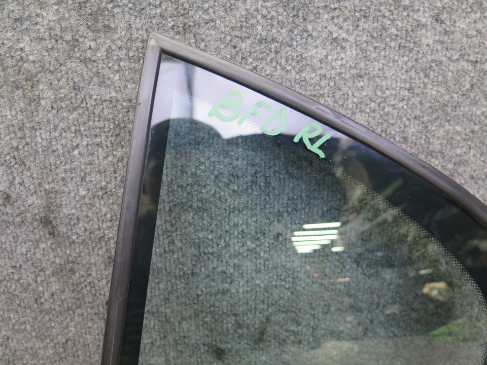 BMW E60 M5 530i 2006-2010 puerta trasera izquierda cuarto ventana de cristal fija OEM Foto 4 de 4