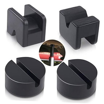 Swpeet 4 Pack 2 Types Sparta Floor Jack Pad Adapter for Jack Stand 2-4 ton 