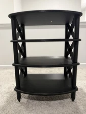 Pangea Audio Vulcan X-Brace Four-Shelf Audio Rack Media Stand Carbon