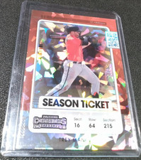 2021 Panini Contenders Season Ticket Cracked Ice Trey Mancini #'ed 13/23