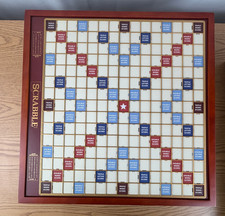 Scrabble Giant Deluxe Wooden Edition Turntabl...