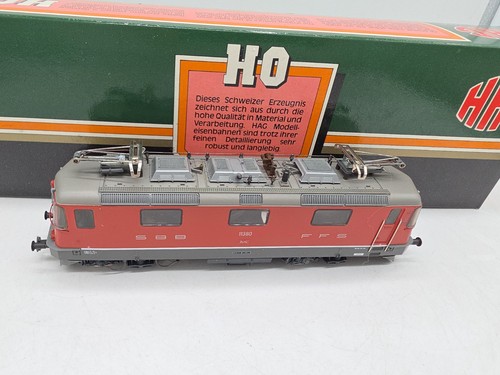 HAG 166 Re 4/4 II 11380 E-Lok Rot Licht SBB analog DC HO 1:87 | Zustand: Gebraucht