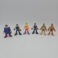Imaginext DC Super Friends Lot Joker Superman Bane Villains Fisher Price 6 Pc