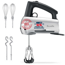 Breville Handy Mix Scraper 9-Speed Hand Mixer 240W with Scraper Beaters