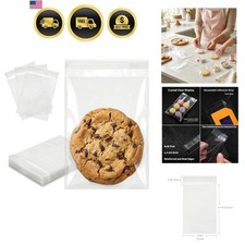 Clear Self Sealing Cellophane Bags 4x6 Packaging Treats Cookies Candy