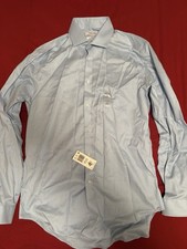 Calvin Klein Steel Slim Fit Stretch Non-Iron Dress Shirt French Blue 16 34/35