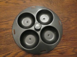 Norpro  Nonstick 4-Egg Poacher Insert , 8.5 inch, Black