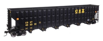 Walthers Mainline HO 56341 CSX CSXT 73' Greenville Wood Chip Hopper Freight Car