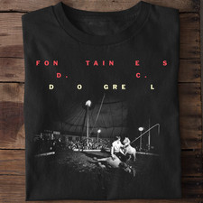 Fontaines D.C. Band Album Dogrel Black T Shirt Full Size S-5XL SNG223