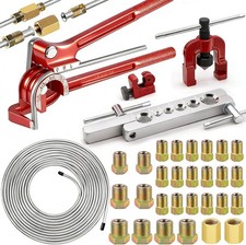 26pack 316 Inch Brake Line Kit Include 25 Ft Zinc-plated Brake Lines With Fitti