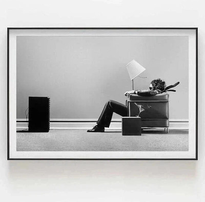 Blown Away Guy Maxell Vintage Audio Advertisement Poster 1979