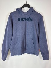 LEVI'S Hoodie Boy's 176cm Pullover Pockets Hooded Long Sleeves Melange
