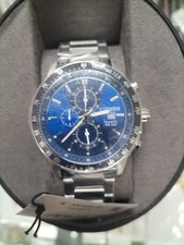 CITIZEN MEN'S BLUE DIAL  CHRONO QUARTZ BRACELET WATCH, AN3600-59L NEW, RRP249.99