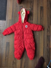 Baby Red Snowsuit size 90cm