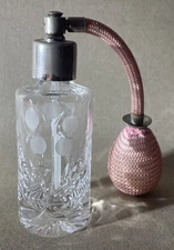 Vintage Art Glass Atomiser Perfume Bottle.