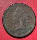 1859 US Indian Head Cent! Copper Nickel Variety! 1st Year Issue! FINE Details!