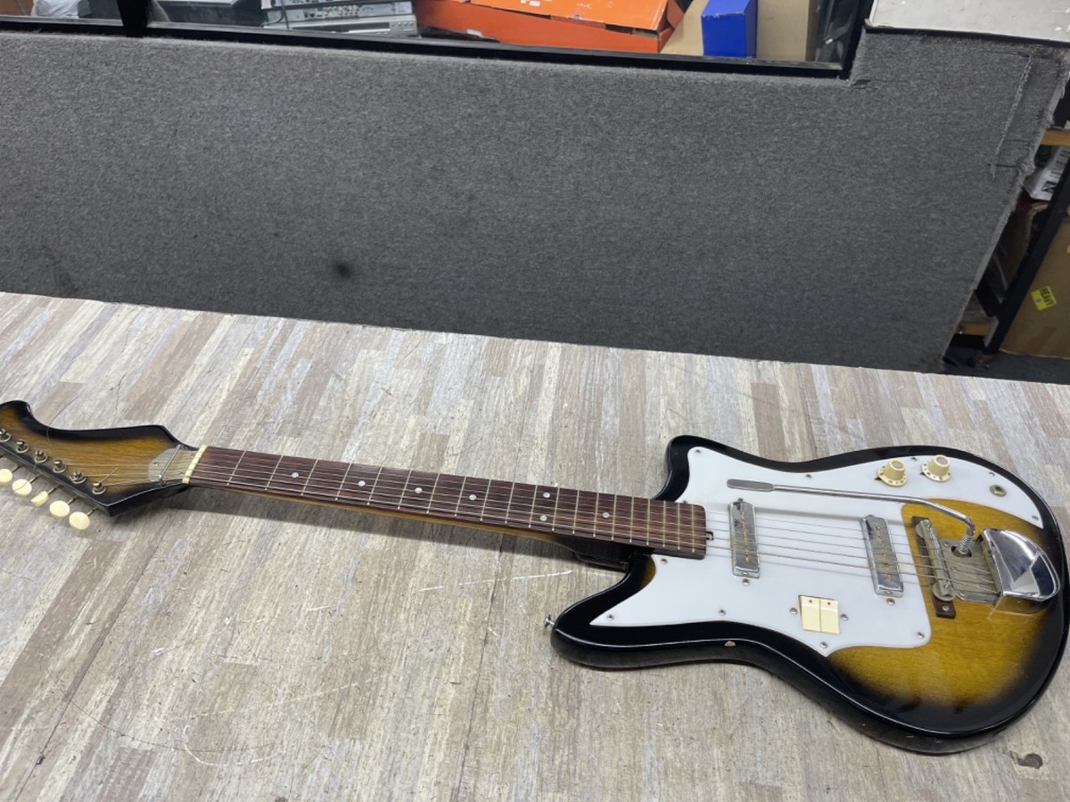 Vintage 1964 Teisco Audition Electric Guitar Ry Cooder Modified