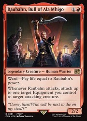 Raubahn, Bull of Ala Mhigo #151 Foil Rare MTG Final Fantasy