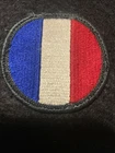 Vintage Army Ground Forces Patch WWII Original Red White Blue Military WW2