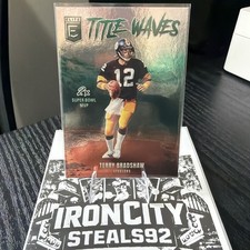 2025 Panini Donruss Elite - #2 Terry Bradshaw Title Waves Pittsburgh Steelers