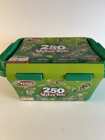 Knex 250 Piece Value Tub K'nex with Instruction Book New Sealed
