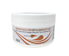 Keratin Mask For Dry  Damaged Hair, 8.5 fl oz