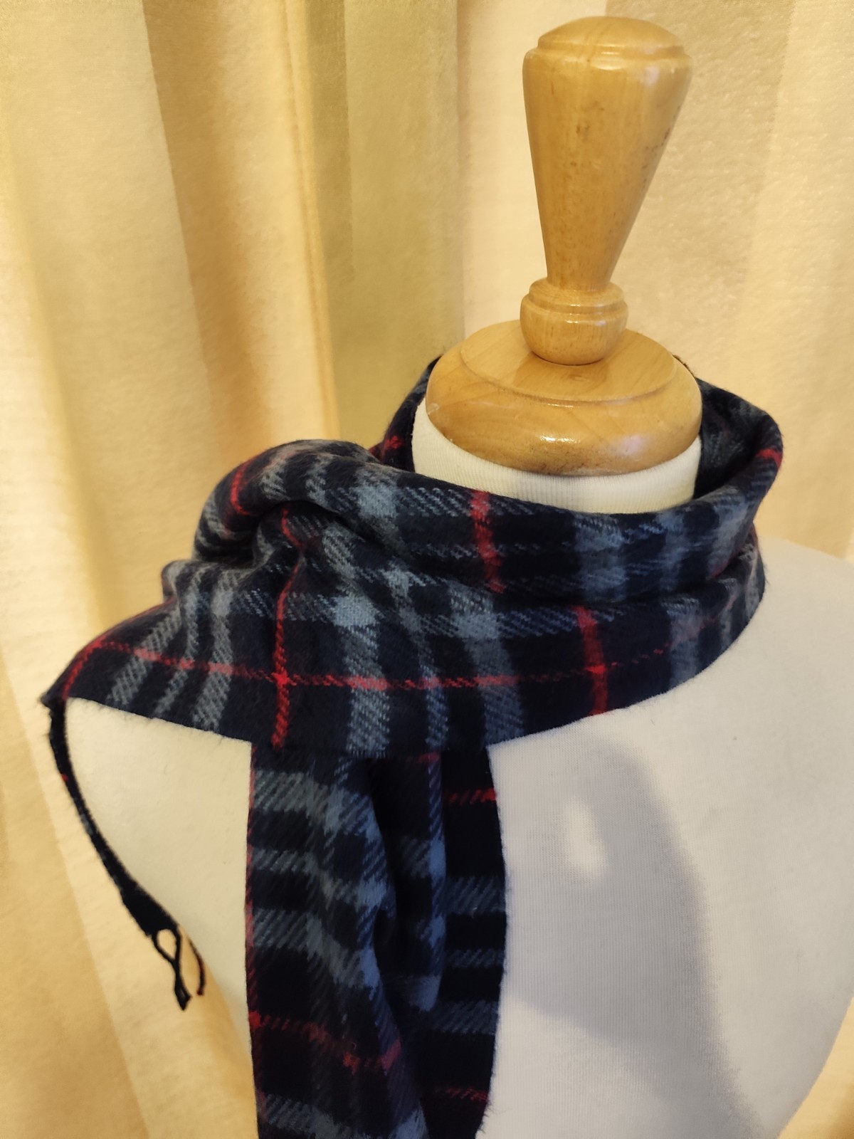 Burberry Y2K Vintage Reversible Scarf Grade C image 9