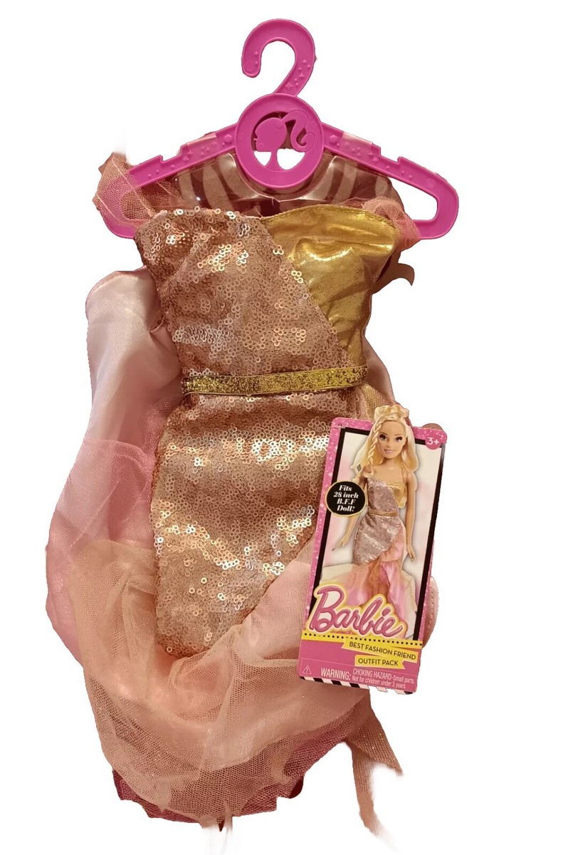 Pink Barbie Best Fashion Friend Outfit Pack Pack Barbie Fashion