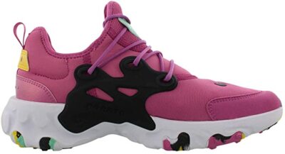 AUTHENTIC NIKE REACT PRESTO Melted Crayon Fuchsia Pink Black GS size Y / Women
