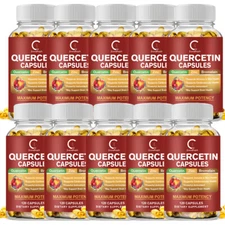 Dietary Quercetin 1200Mg Capsules W/Vitamin CNatural Immune Support Supplement