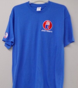 Jersey Knights WHA Embroidered T-Shirt S-6XL, LT-4XLT San Diego Mariners New