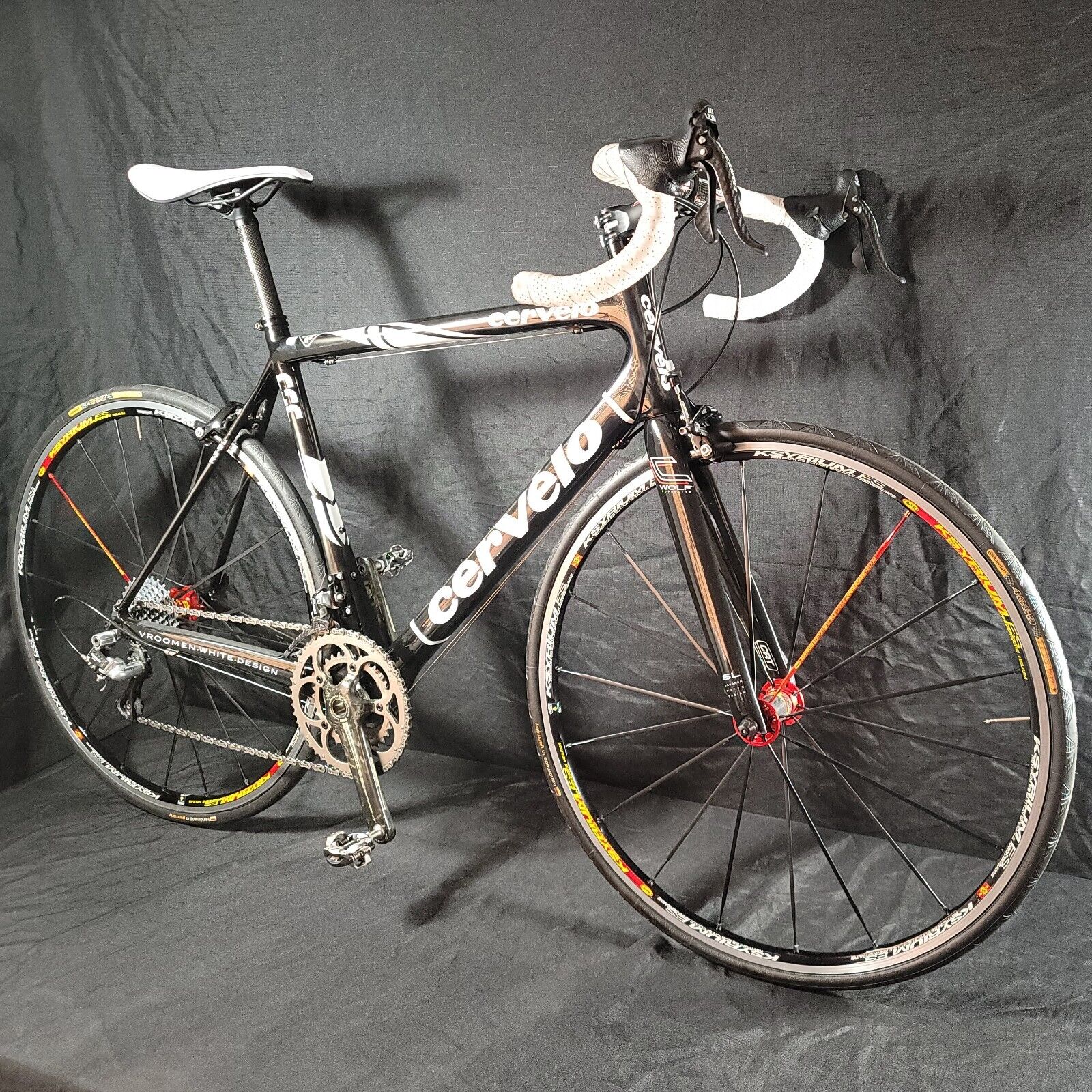 Cervelo R3 SL CSC Edition Carbon Fiber Fabian Cancellara 2006 Campagnolo Record 