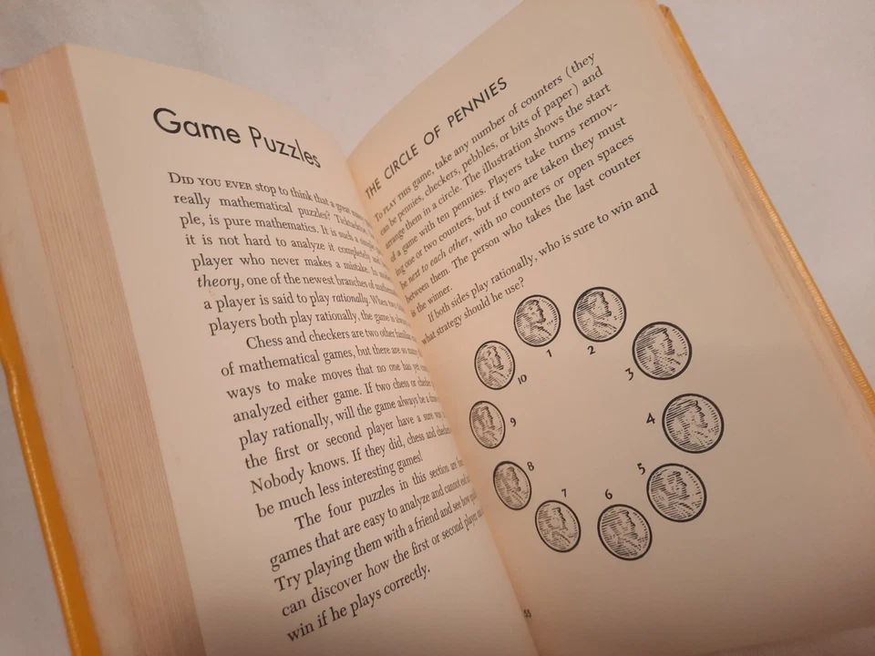 RARE Mathematical puzzles by Martin Gardner, 1961 Illus. by Anthony Ravielli - Image 4 of 4