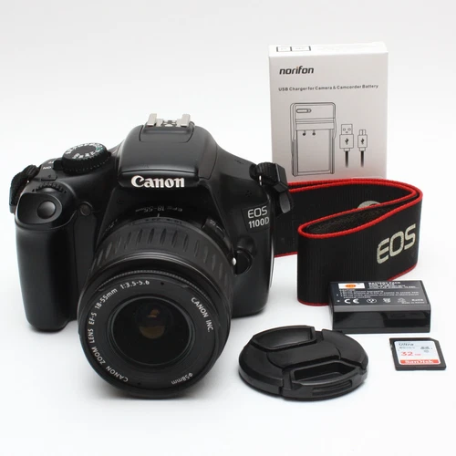Canon EOS 1100D DSLR Camera with EF-S 18-55mm Lens Low Shutter Count 4084