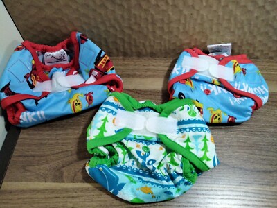 Rumparooz Newborn  Cloth Diapers Covers Set Of 3