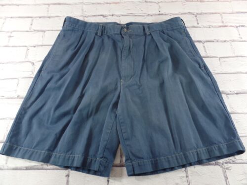 Polo Ralph Lauren Men's Tyler Shorts Pleated Front Blue Size 40 - Picture 2 of 7
