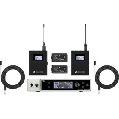 Sennheiser EW-DX MKE 2 SET 2-Channel Digital Wireless System with Two Bodypacks