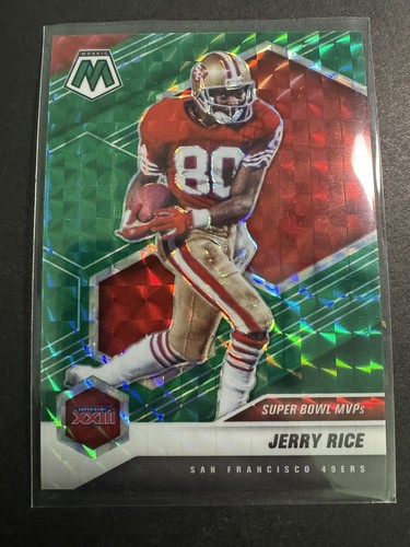 2021 Panini Mosaic Jerry Rice Green Prizm #295 San Fransisco 49ers | eBay