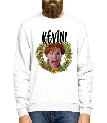 Kevins Mum Sweater Christmas Jumper Day Funny Home Scream Mens Alone Women  L393 | eBay