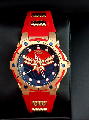 Marvel Invicta 29716 38mm Captain Marvel LE #414/4000 Womens 