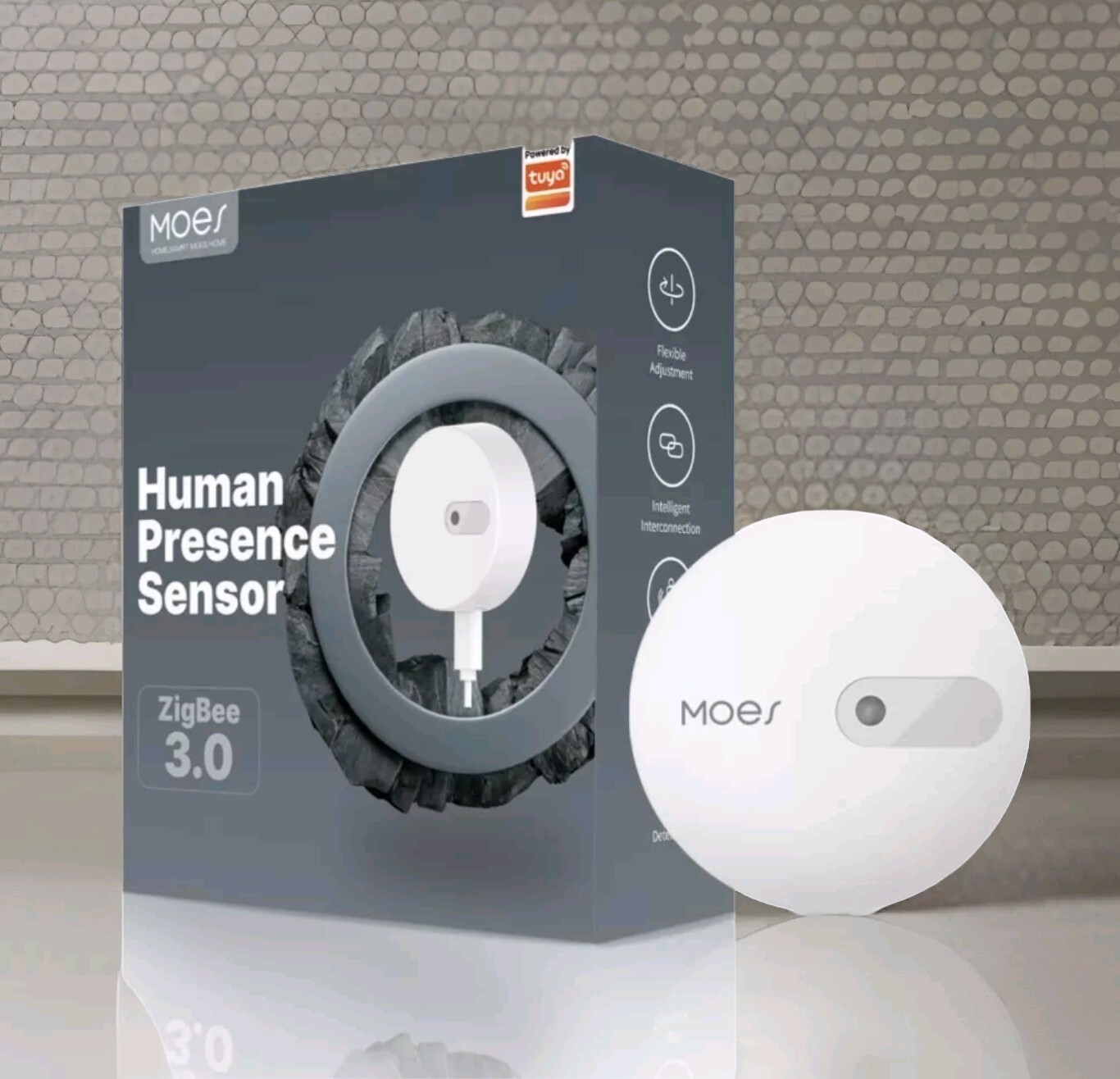 MOES Zigbee Smart Human Presence Sensor Radar Wave Motion Detector Home Security