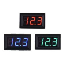 2 Draht LCD Mini Digital Voltmeter LED Spannungsanzeige Panelmeter DC 30V NEU