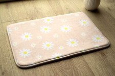 Non-Slip Bathroom Soft Rug Absorbent Bath Mat - 75x45 cm - Flower pattern