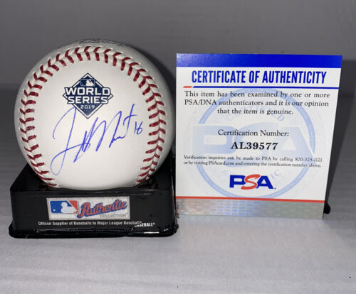 JAKE MARISNICK signed auto 2019 World Series Baseball HOUSTON ASTROS w/ COA PSA - Picture 1 of 2